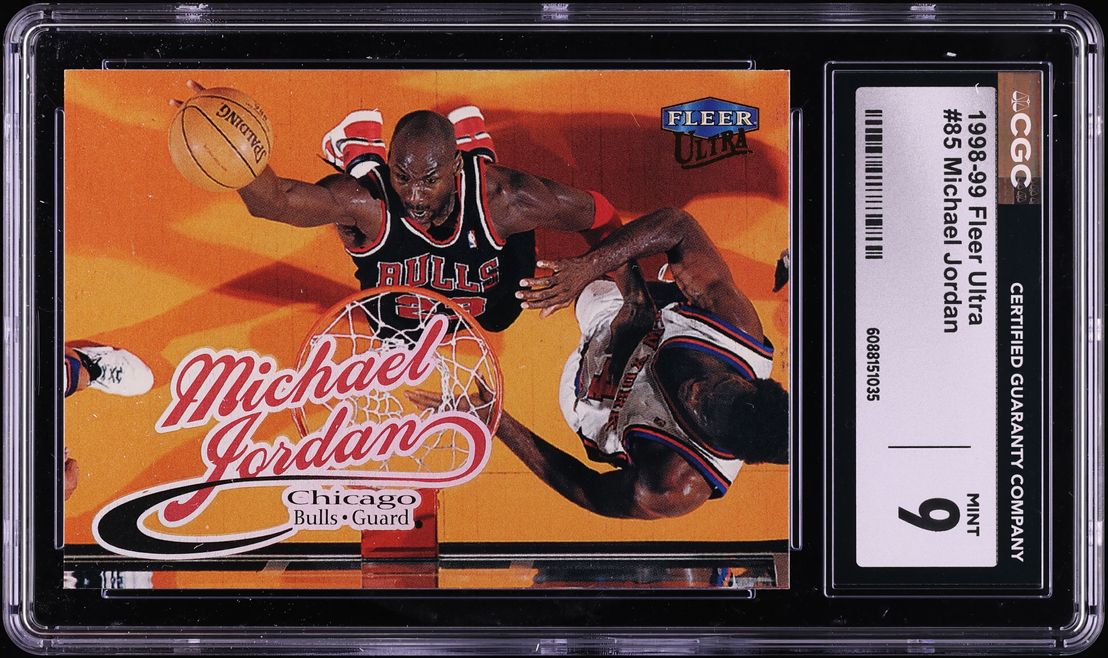 1998 Ultra Basketball Michael Jordan #85 CGC 9 MINT