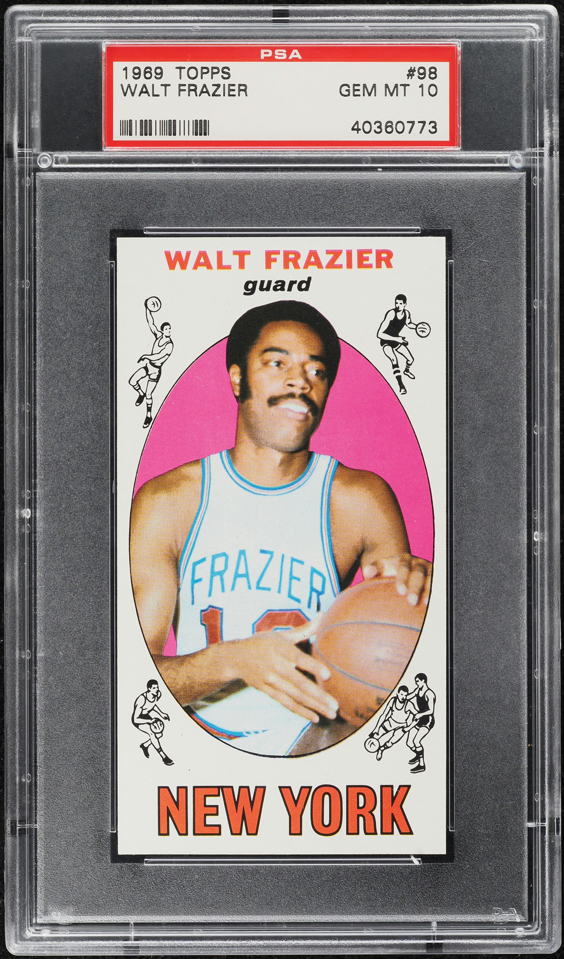 1969 Topps Basketball Walt Frazier ROOKIE #98 PSA 10 GEM MINT (PWCC-A)