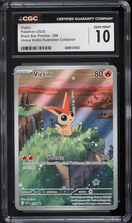 2025 Pokemon Japanese SV Promo Victini BWR Event Prize Victini