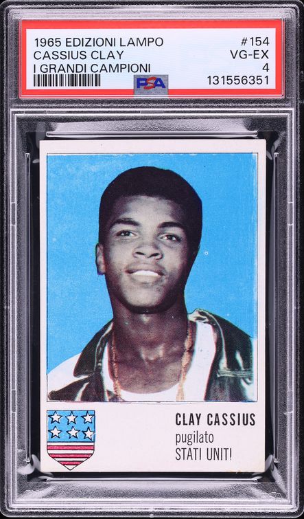 1965 Edizioni Lampo I Grandi Campioni Cassius Clay Muhammad Ali #154 ...