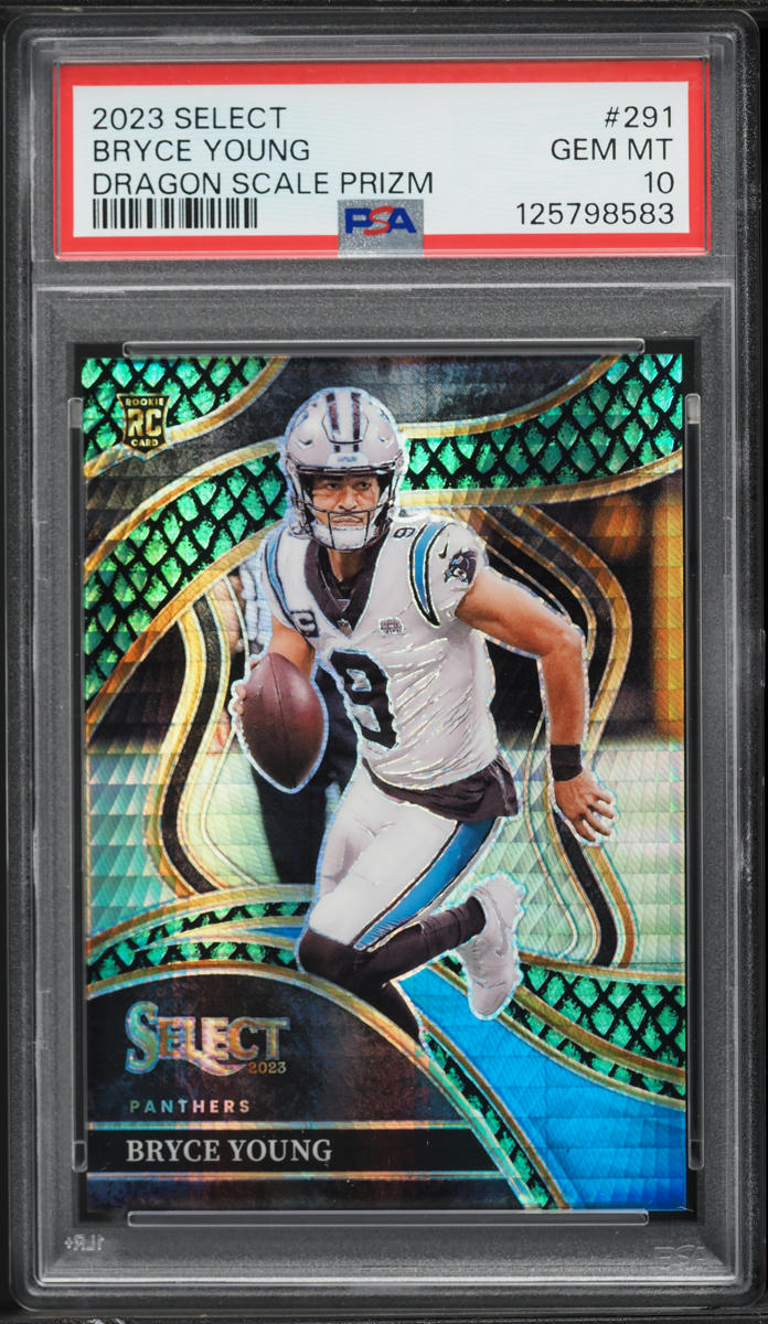 2023 Select Club Level Dragon Scale Prizm Bryce Young ROOKIE /70 #291 PSA 10 GEM MINT