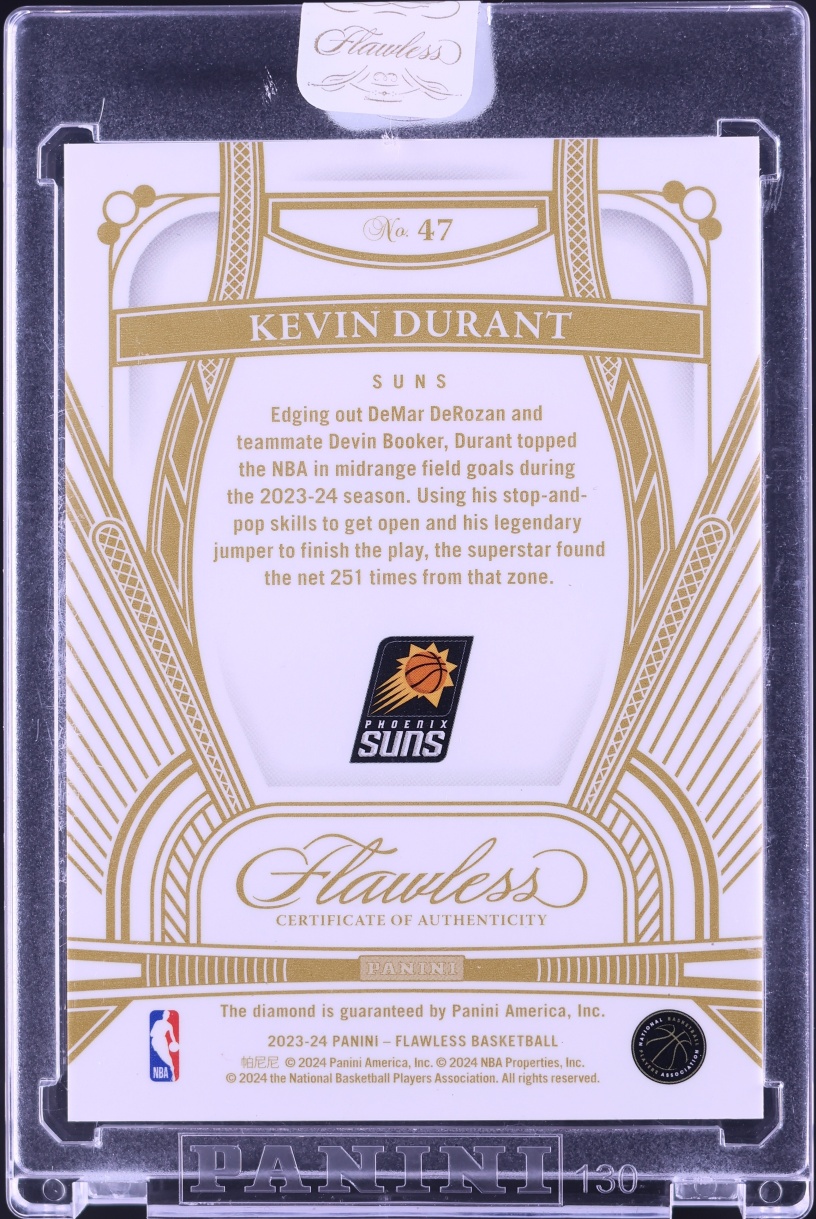 2023 Panini Flawless Diamond Gems Kevin Durant /20 #47