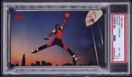 1985 Nike Promo Michael Jordan ROOKIE PSA 6.5 EXMT+