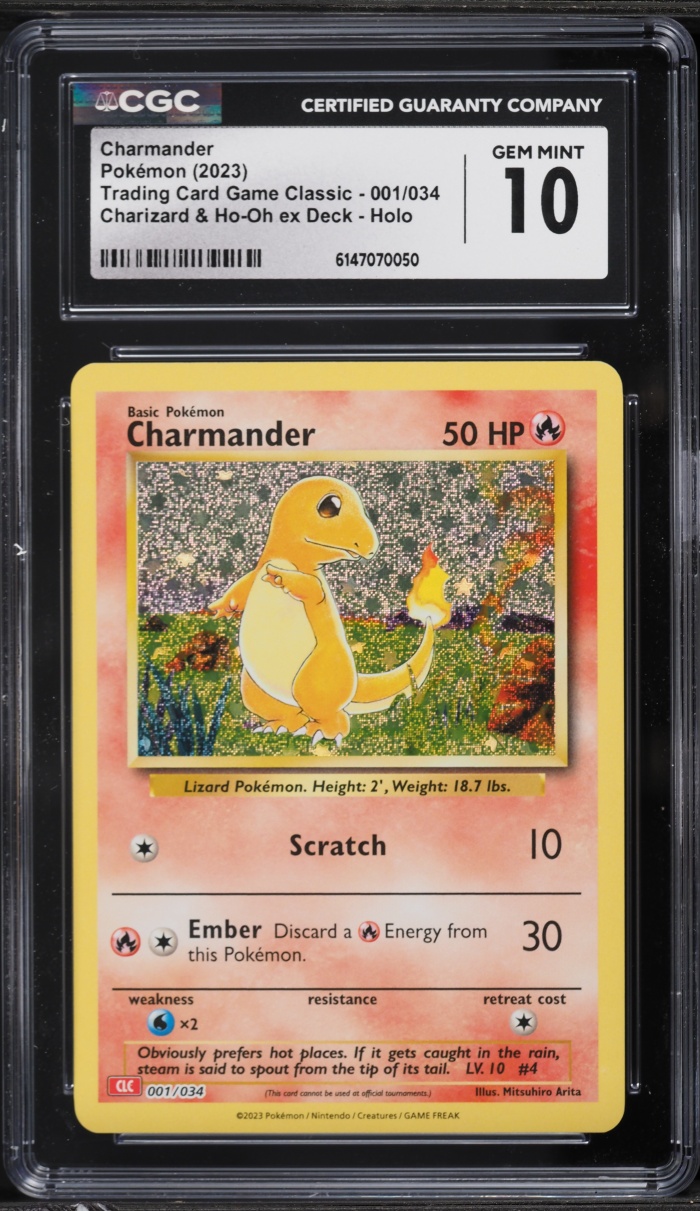 2023 Pokemon TCG Classic Collection Holo Bulbasaur #1 CGC 10 GEM MINT