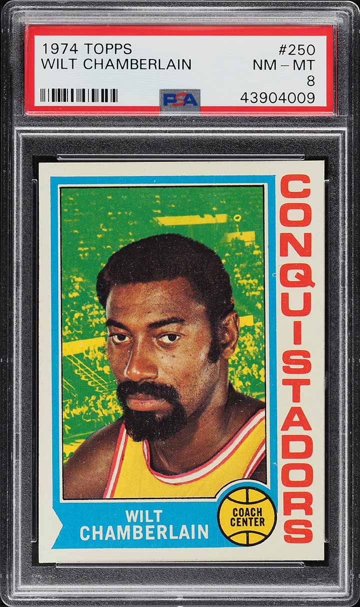 2019 Panini Prizm Green Prizms Wilt Chamberlain #18 PSA 10 GEM
