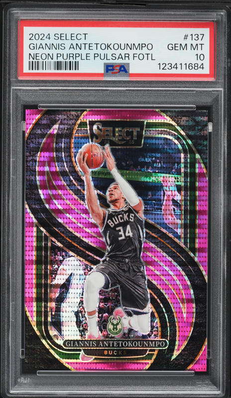 2024-25 Select Premier Neon Purple Pulsar Prizm FOTL #105 Kawhi