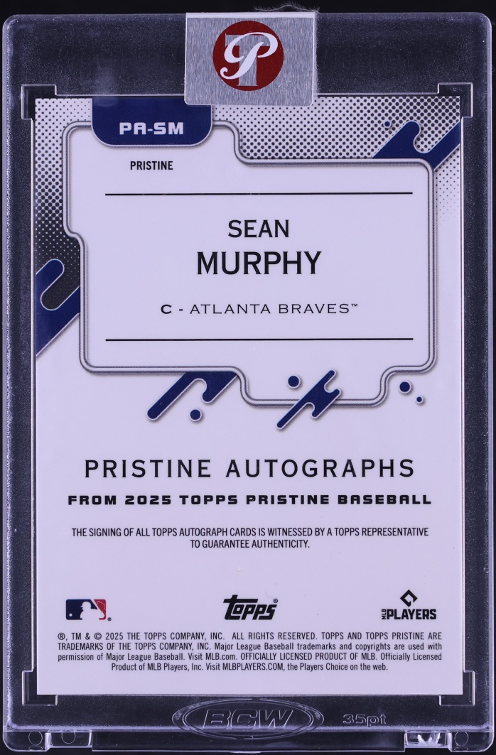 2025 Topps Pristine Green Refractor Sean Murphy AUTO /150 #PA-SM