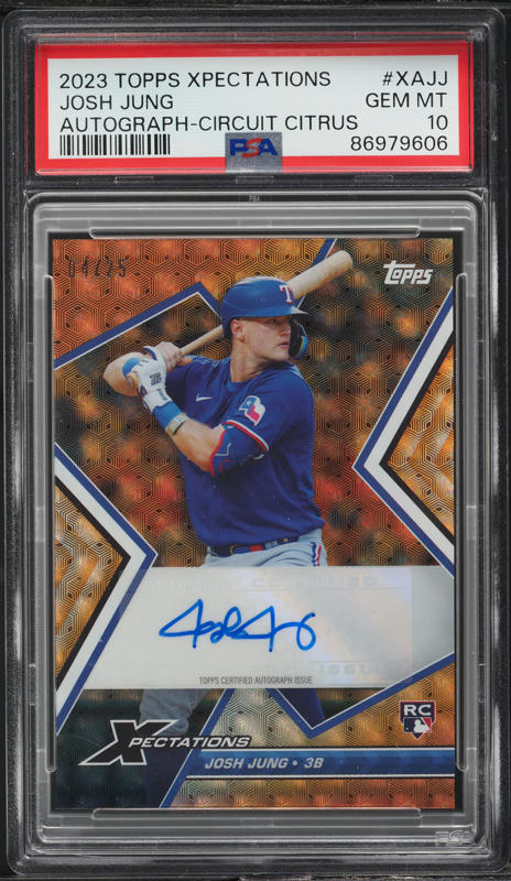 2023 Bowman Chrome Mega Box ROY Favorites Orange Josh Jung ROOKIE