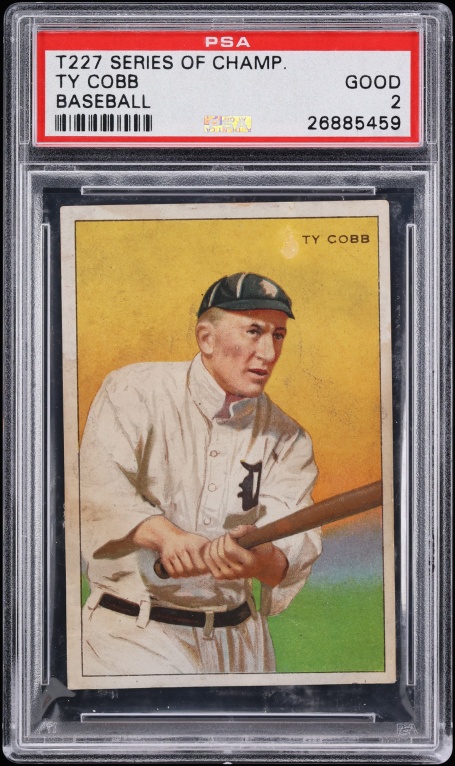 1912 T227 Series Of Champions Ty Cobb PSA 2 GD