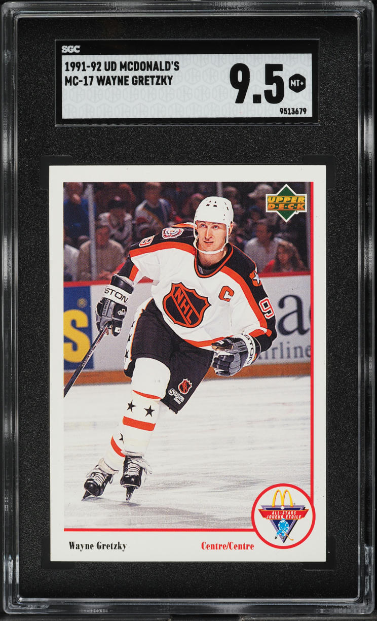 1991 Upper Deck Mcdonald's Wayne Gretzky #MC-17 SGC 9.5 MINT+