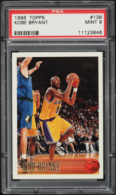 1996 Topps Chrome Youthquake Kobe Bryant ROOKIE RC #YQ15 PSA 9