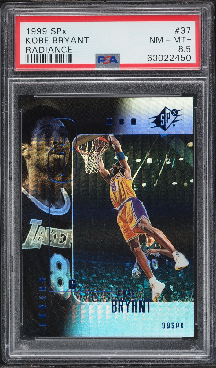 1999 SPx Radiance Kobe Bryant /100 #37 PSA 8.5 NM-MT+