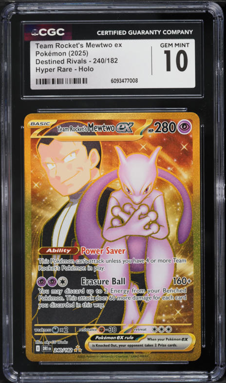 ポケモンカードゲーム 2025 POKEMON SV 10 JP ROCKET'S MEWTWO ex Team Rocket's Mewtwo ex 2025 Pokémon SV10 (Japanese) Special Art