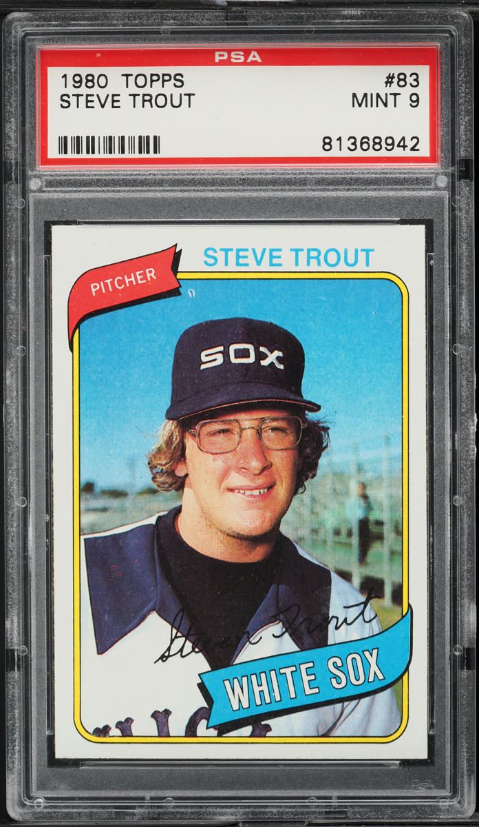 1980 Topps Steve Trout #83 PSA 9 MINT