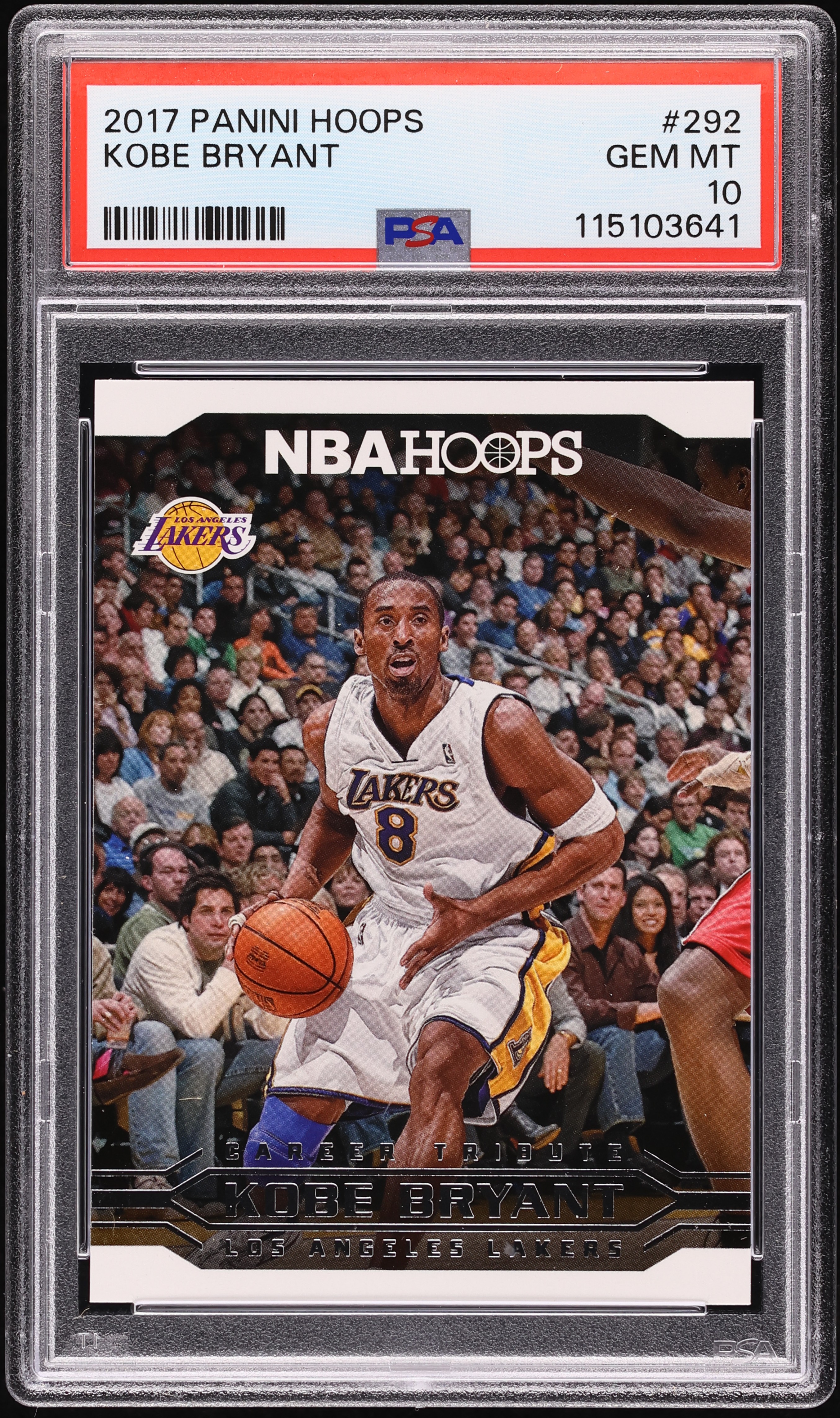 2017 PANINI NBA KOBE BRYANT コービー PSA10 ⑤ 2017 Hoops Kobe Bryant #292 PSA 10 GEM MINT on Fanatics Collect