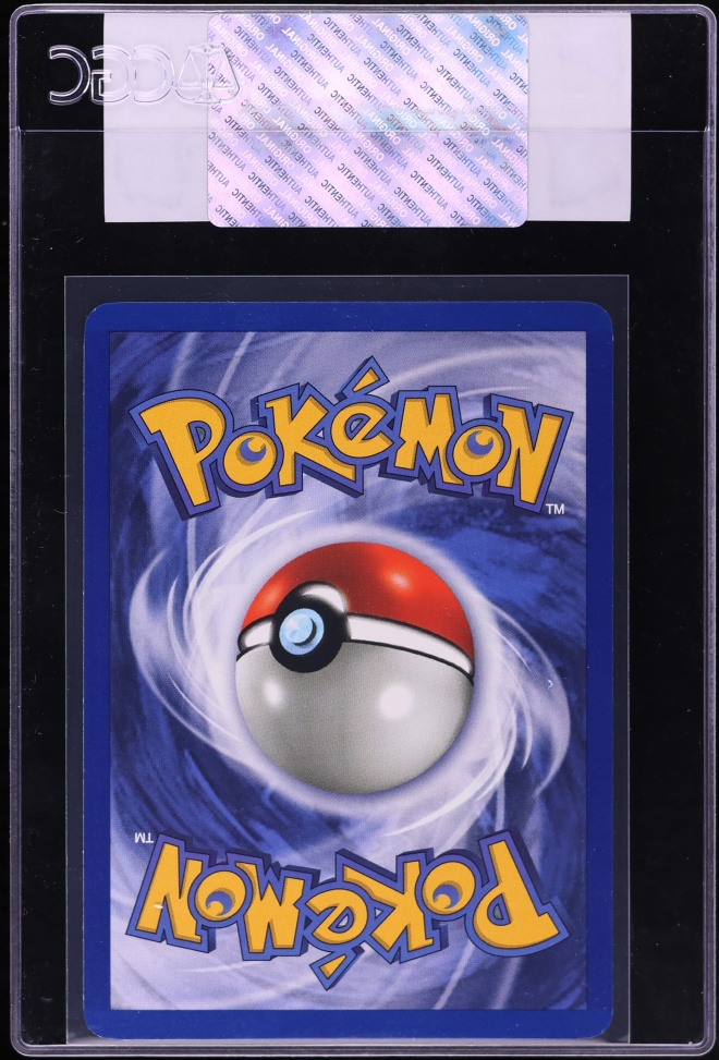 1999 Pokemon Fossil 1st Edition Seadra #42 CGC AUTH