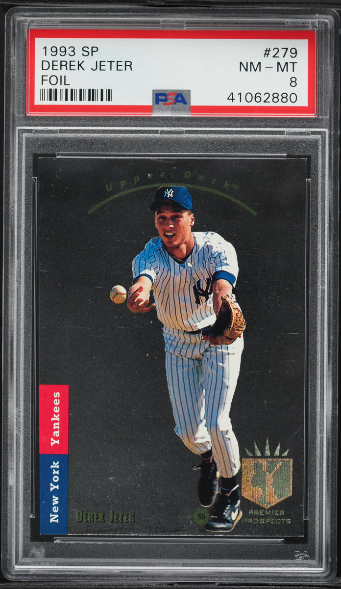 1993 SP Foil Derek Jeter ROOKIE #279 PSA 8 NM-MT