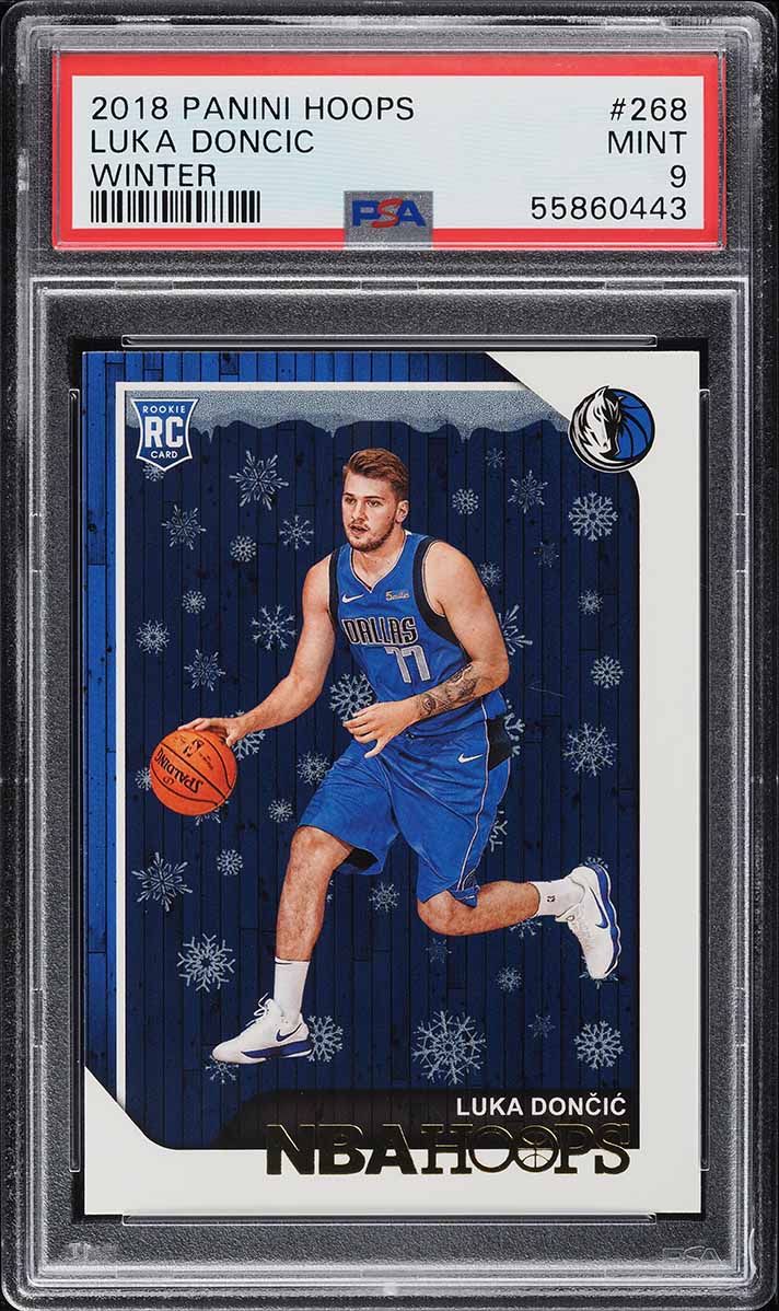 2018 Hoops Winter Luka Doncic ROOKIE #268 PSA 9 MINT