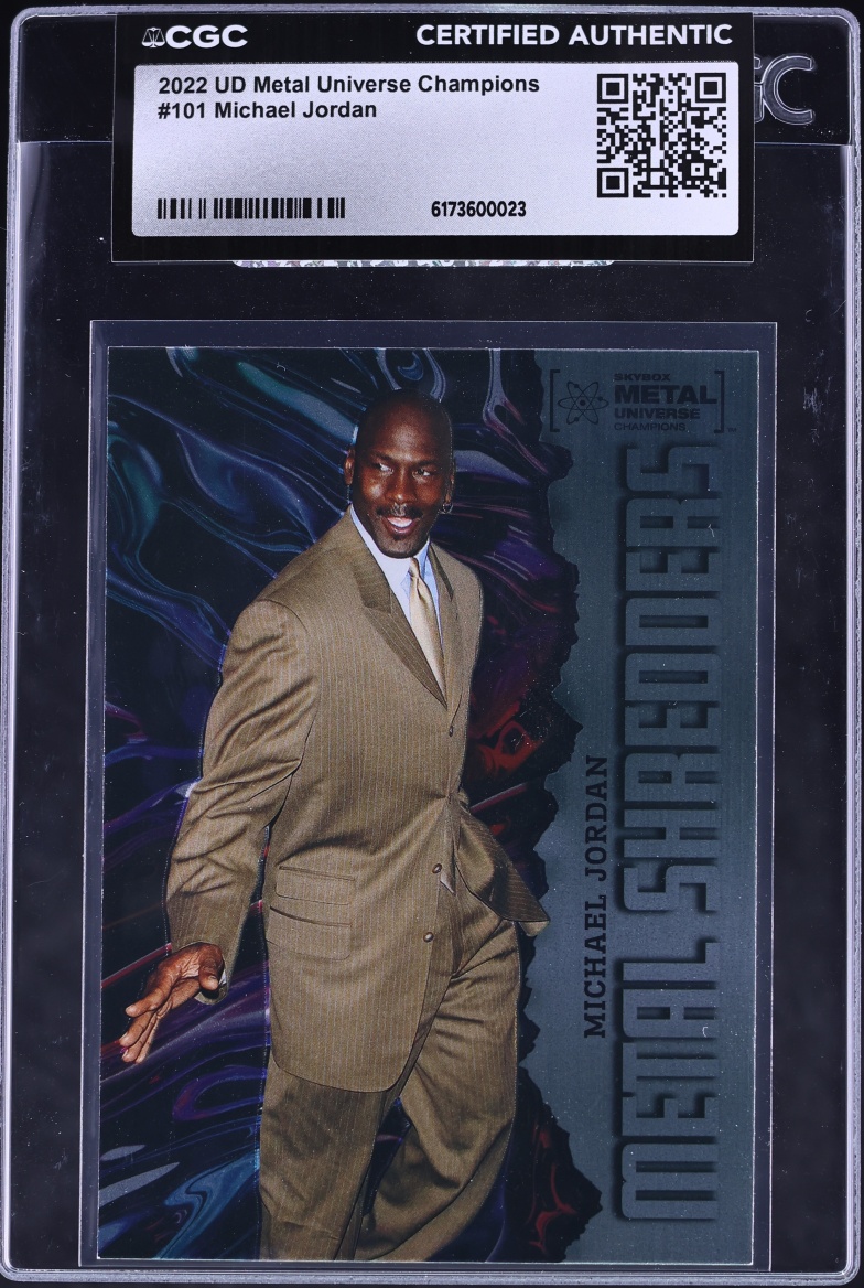 2022 Metal Universe Champions Michael Jordan #101 CGC AUTH