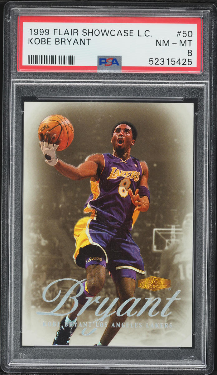 1999 Flair Showcase Legacy Collection Kobe Bryant /20 #50 PSA 8 NM-MT