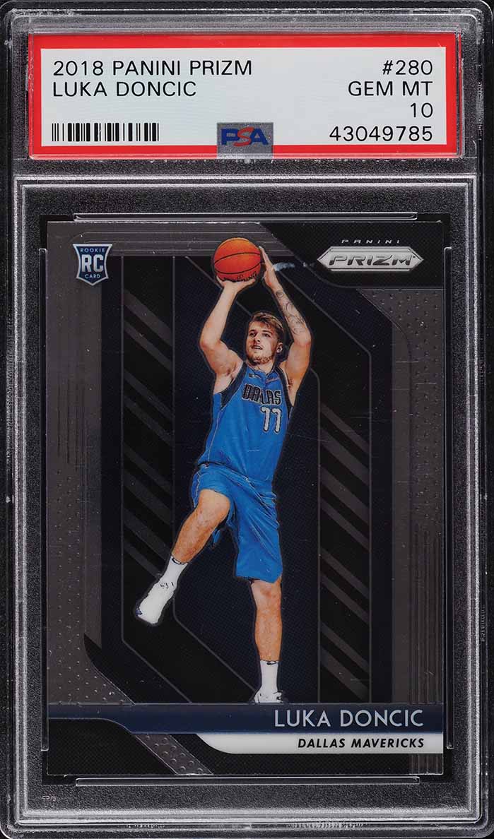 2018 Select Courtside Silver Prizm Luka Doncic ROOKIE #229 PSA 10