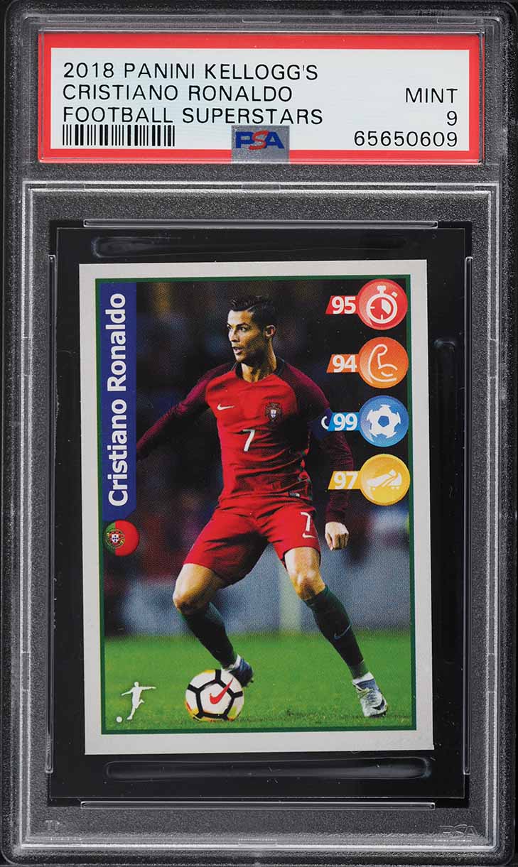 2018 Panini National Convention Magnetic Fur Cristiano Ronaldo /99