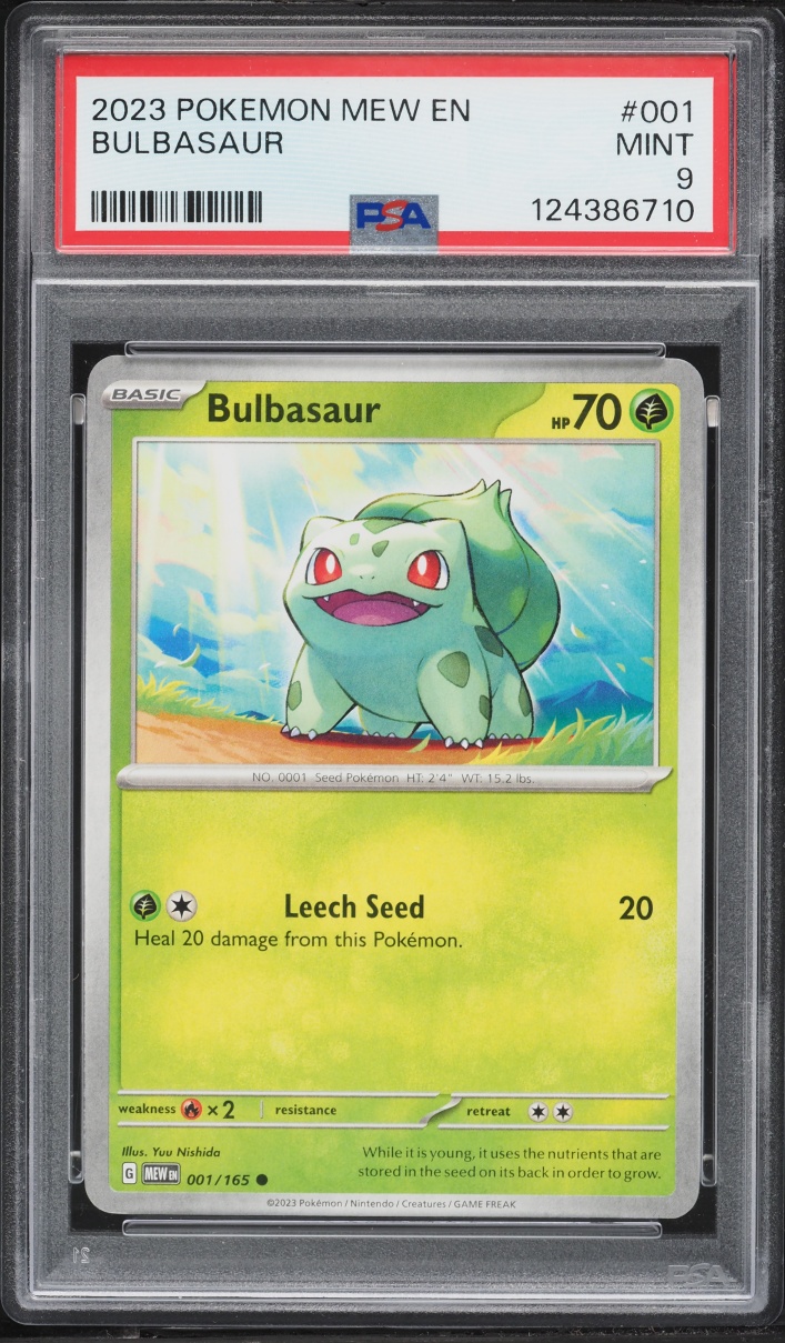 2023 Pokemon Scarlet & Violet 151 Bulbasaur #1 PSA 9 MINT