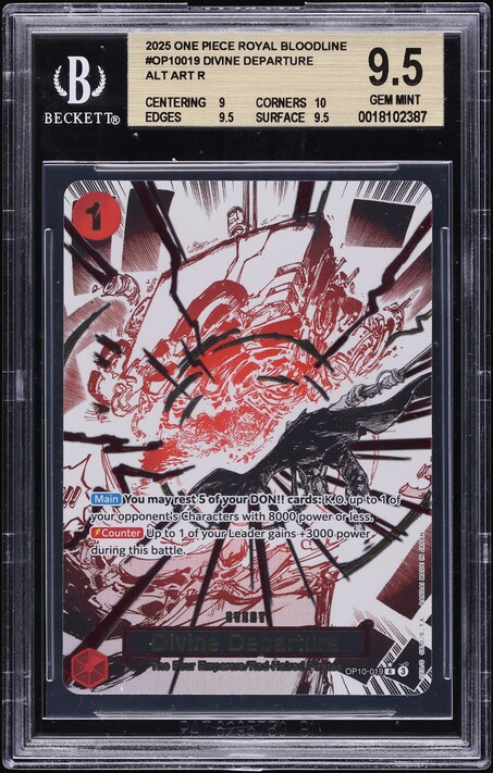 2025 One Piece Japanese A Fist Divine Speed Alt Art Luffy