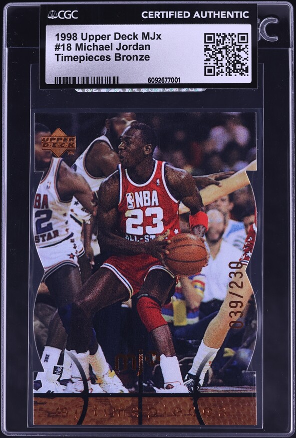 1998レア/100枚限定PSA MICHAEL JORDAN MJx LIVE 1998 Upper Deck MJx Michael Jordan #89 PSA 10 GEM MINT on Fanatics