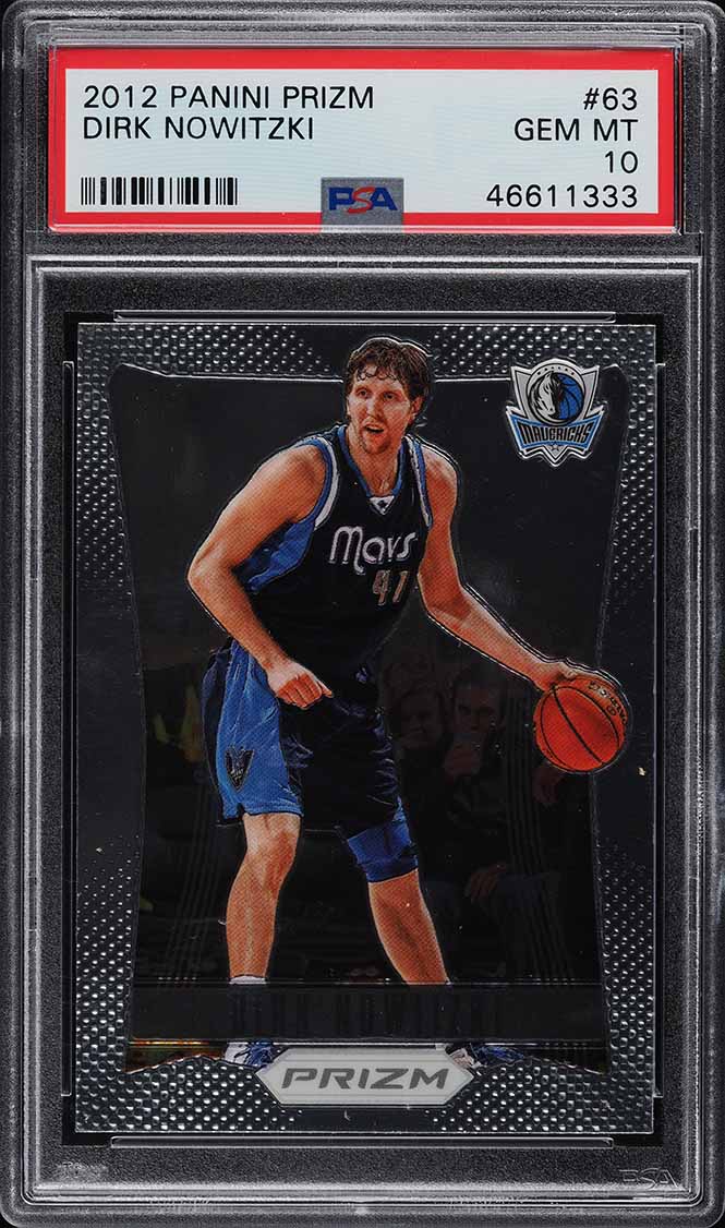 2012 Panini Prizm Dirk Nowitzki #63 PSA 10 GEM MINT - Photo 1