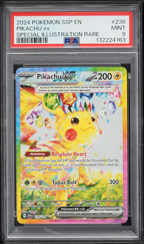 2024 Pokemon Scarlet & Violet Paldean Fates Pikachu #018 PSA 10