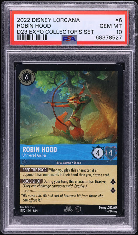 2022 Disney Lorcana Promo D23 Expo Collector's Set Captain Hook #7