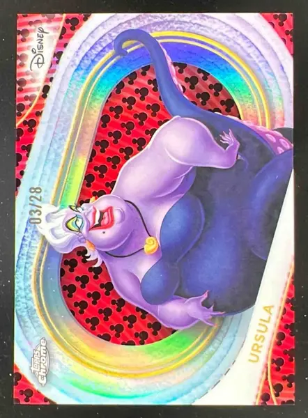 2025 Topps Chrome Disney Prism Refractor Ursula #62 CGC AUTH on