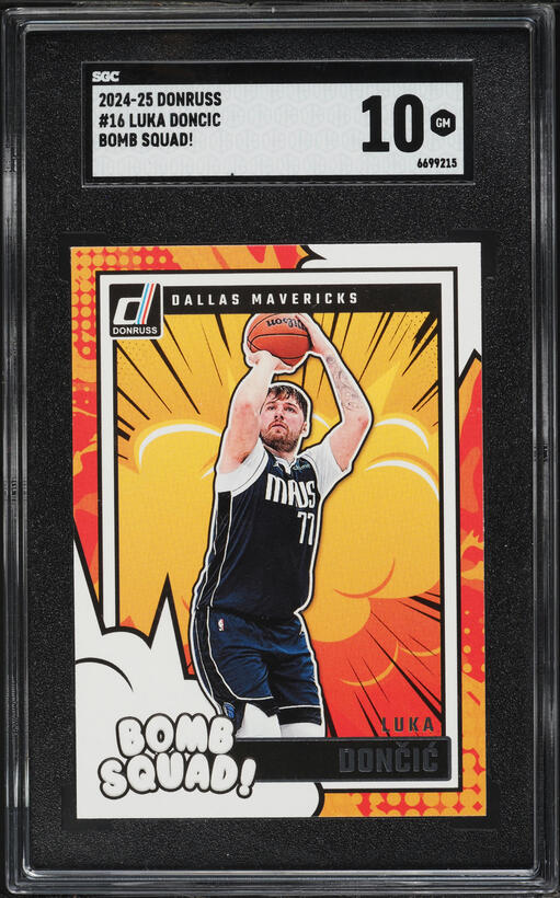 2024 Donruss Optic My House! Holo Prizm Luka Doncic #14 PSA 10 GEM