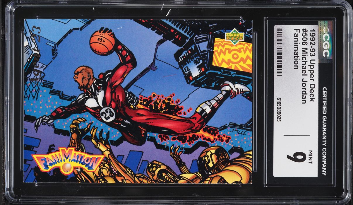 1992 Upper Deck Fanimation Michael Jordan #506 CGC 9 MINT