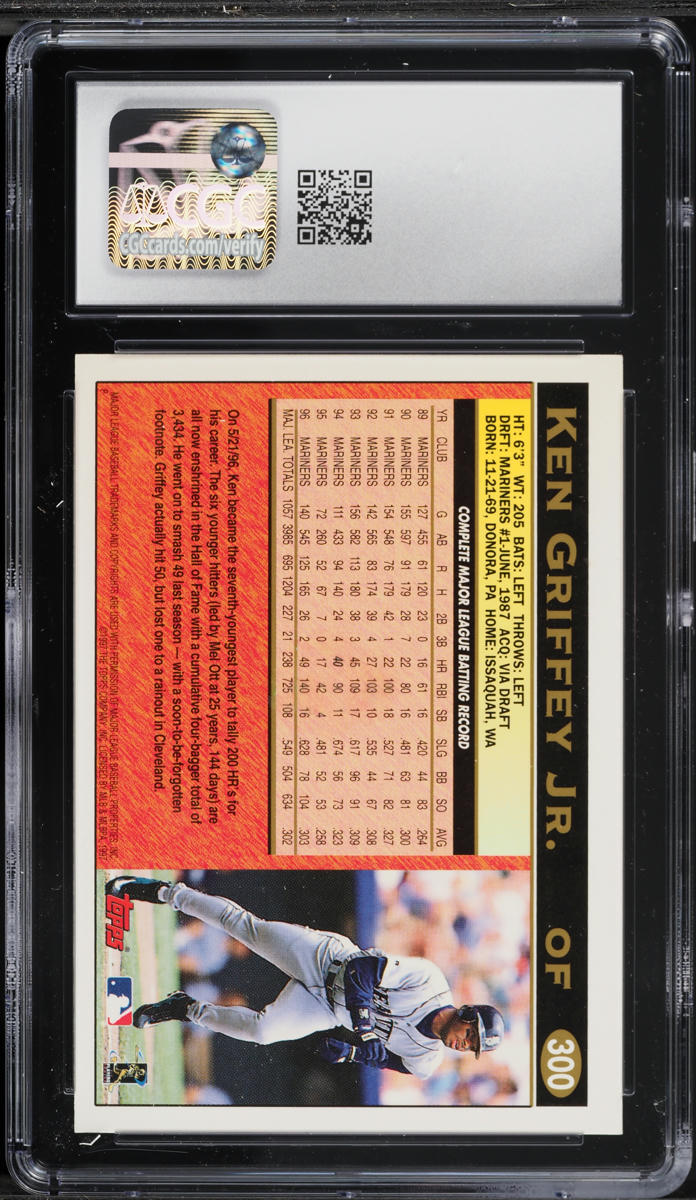 1997 Topps Ken Griffey Jr. #300 CGC 5 EX
