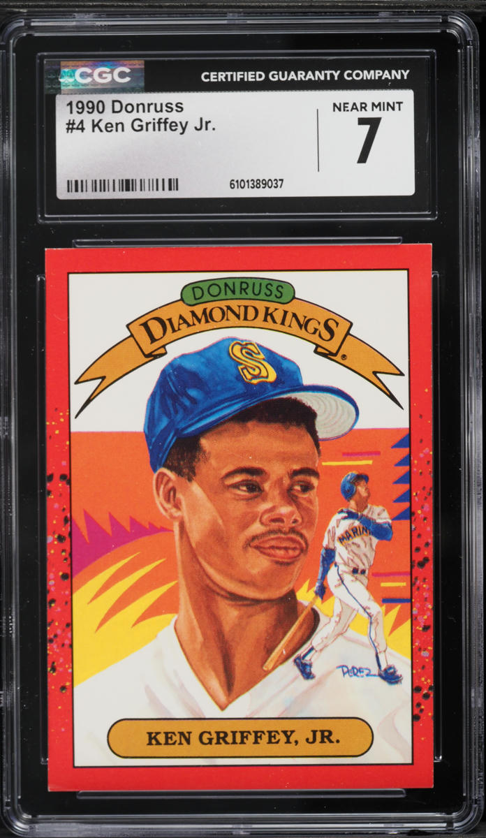 1990 Donruss Ken Griffey Jr. #4 CGC 7 NRMT