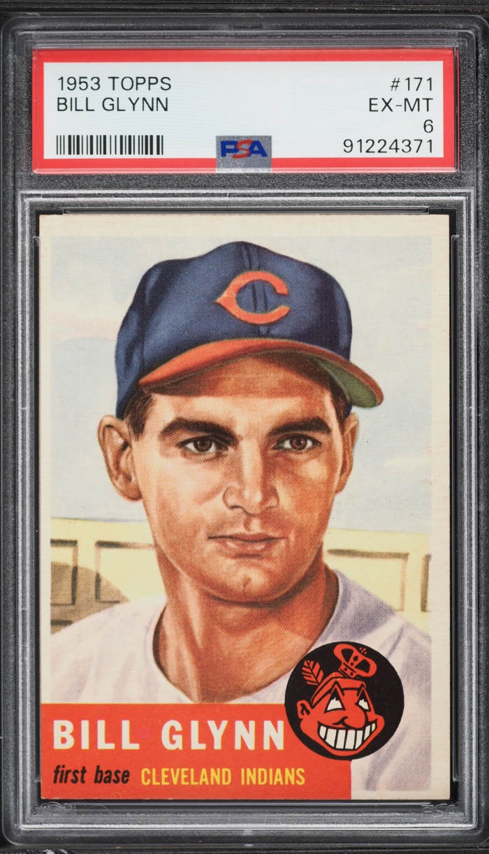 1953 Topps Bill Glynn #171 PSA 6 EXMT