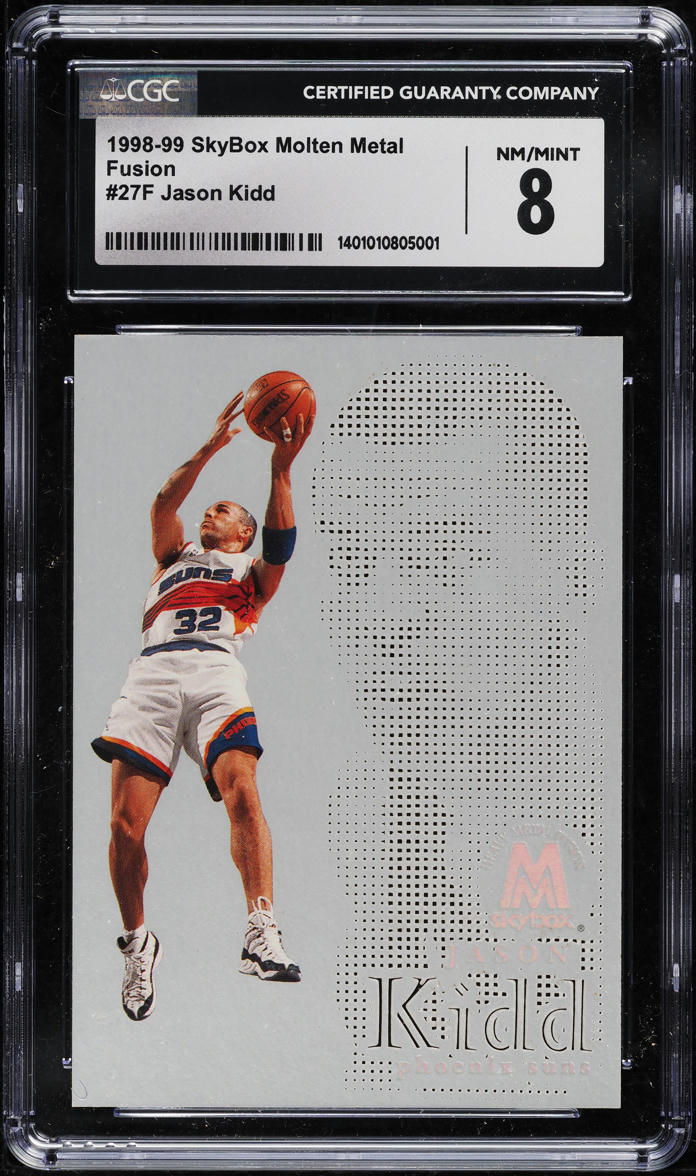 1998 Skybox Molten Metal Fusion Jason Kidd #27 CGC 8 NM-MT - Main Image