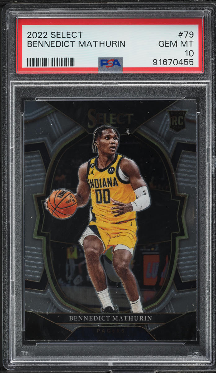 2022 Select Concourse Bennedict Mathurin ROOKIE #79 PSA 10 GEM MINT