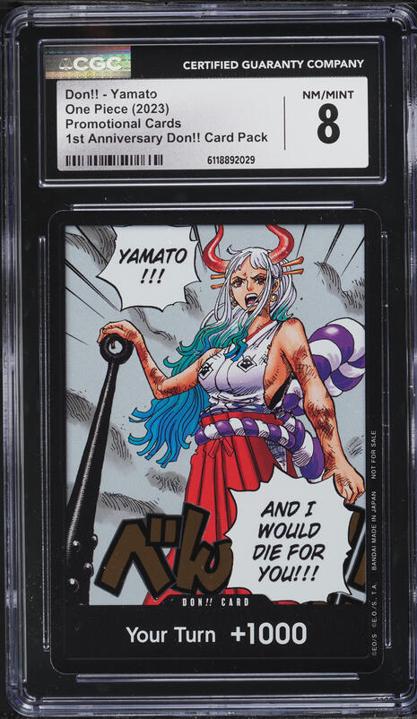 2023 One Piece Promo Championship Celebration Pack Alt Art Yamato