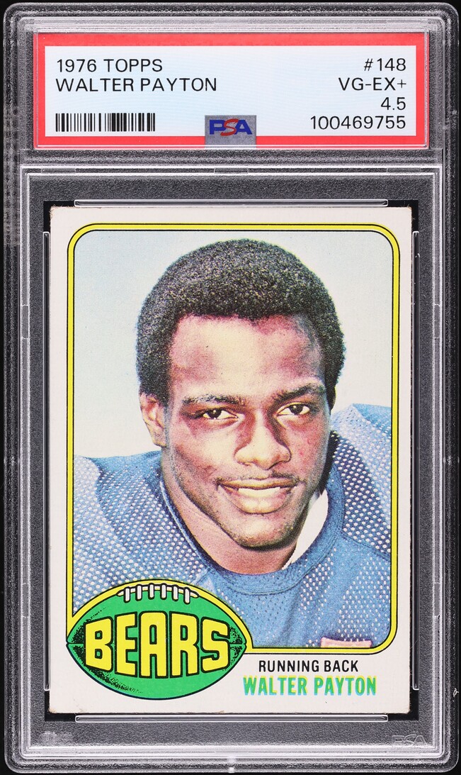 1976 Topps Football Walter Payton #148 PSA 4.5 VGEX+