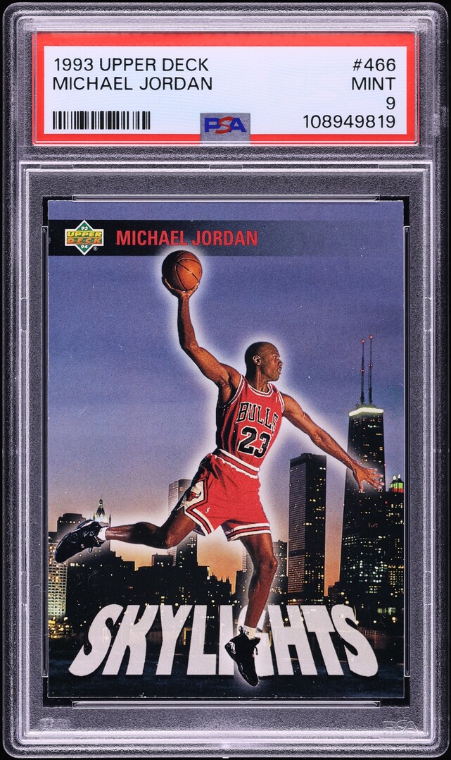 1993 Upper Deck Skylights Michael Jordan #466 PSA 9 MINT