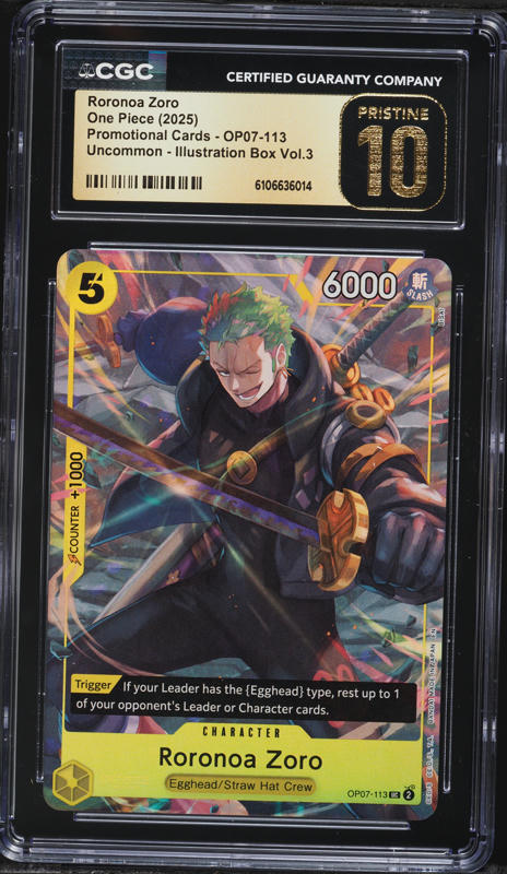 2024 One Piece Promo Pre-Release Winner Roronoa Zoro #P-045 PSA 10