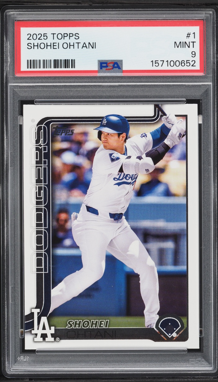 2025 Topps Shohei Ohtani #1 PSA 9 MINT