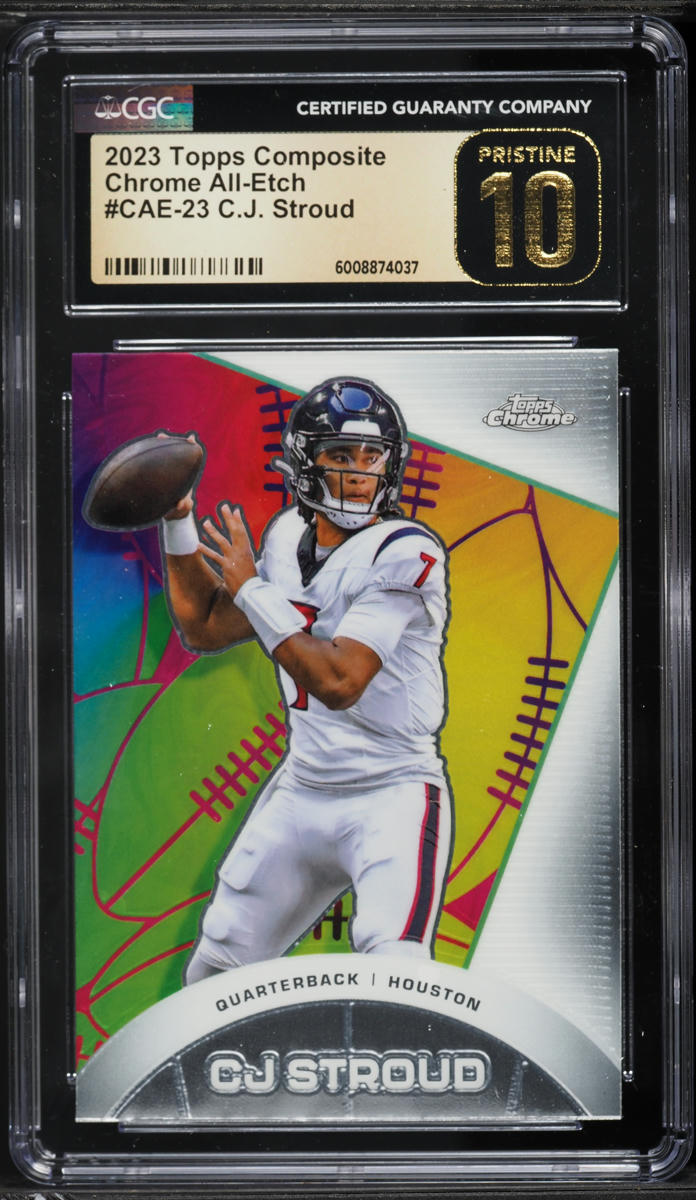 2023 Topps Composite Chrome All-Etch C.J. Stroud ROOKIE #CAE-23 CGC 10 PRISTINE