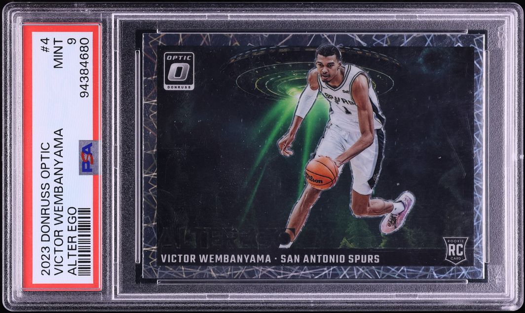 2023 Donruss Optic Alter Ego Victor Wembanyama ROOKIE #4 PSA 9 MINT