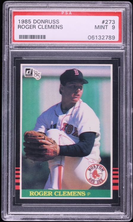 1985 Donruss Roger Clemens ROOKIE #273 PSA 9 MINT