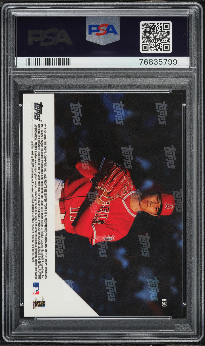 2018 Topps Now Shohei Ohtani ROOKIE #650 PSA 10 GEM MINT - Photo 2