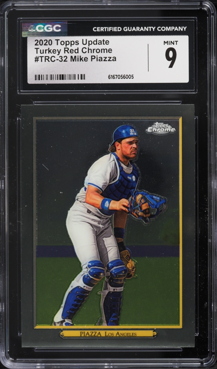 2020 Topps Chrome Update Turkey Red Mike Piazza #TRC-32 CGC 9 MINT